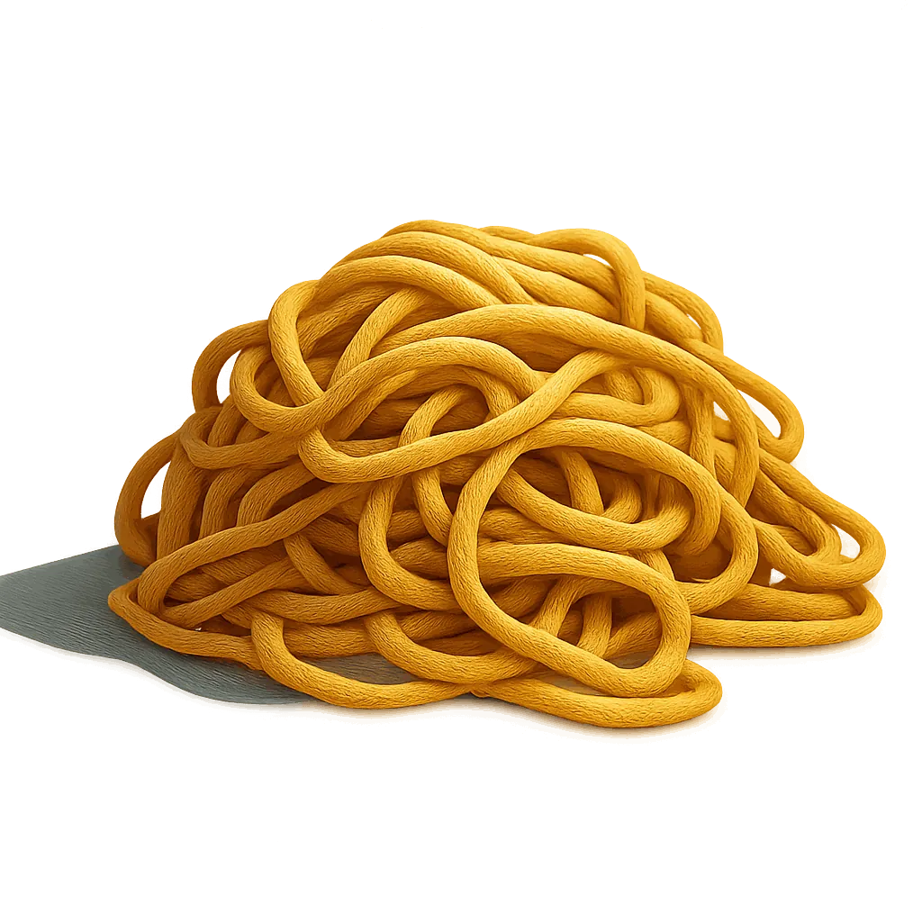 Lo mein noodles